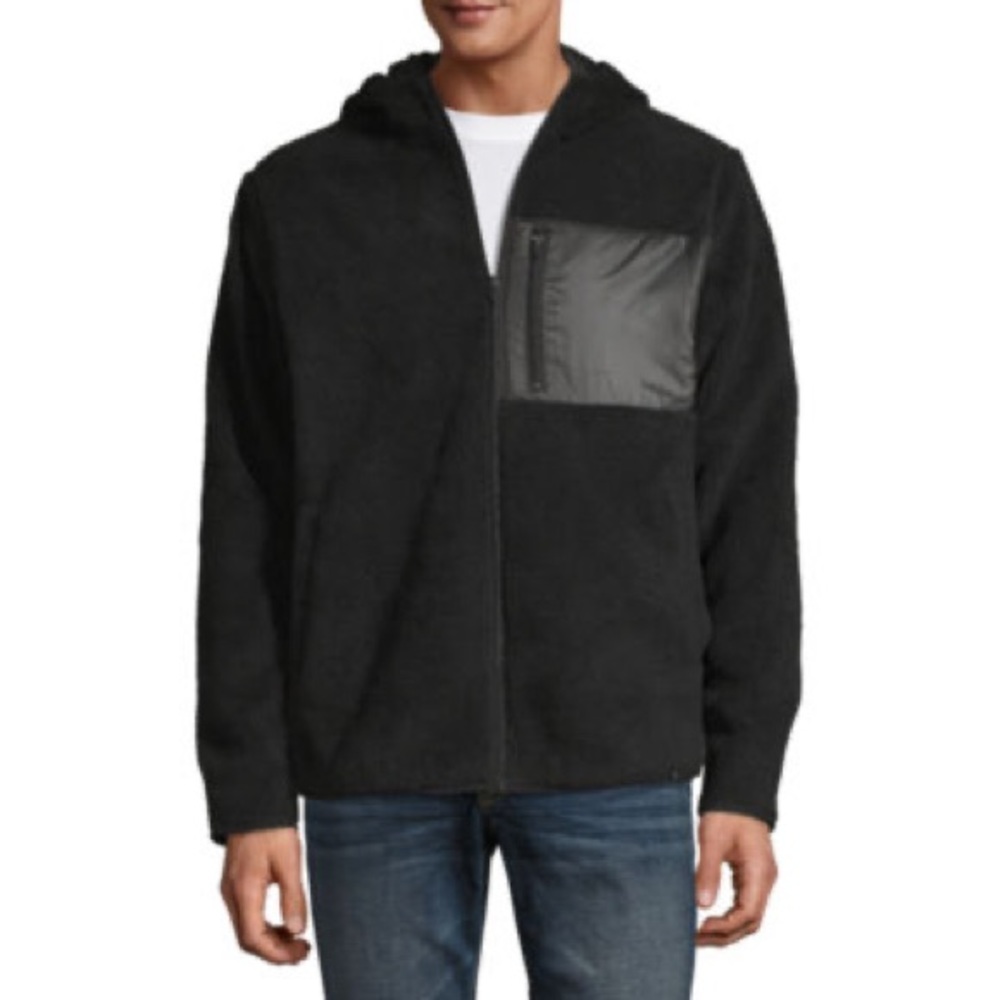 Arizona Mens Long Sleeve Sherpa Hoodie